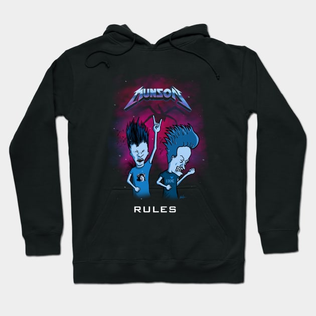 MUNSON RULES!!! Hoodie by Neon86